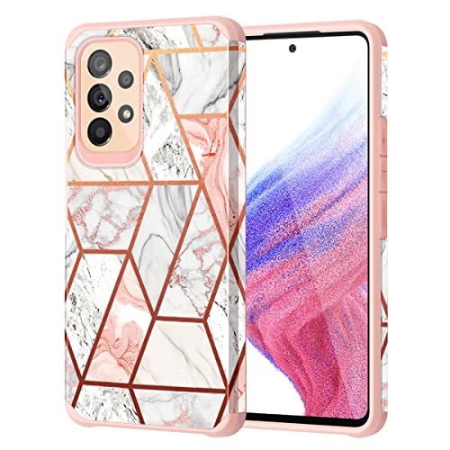Casewind Schutzhülle für Samsung Galaxy A53, ultradünn, rotgoldenes Glitzer-Marmor-Muster, stilvoll, kratzfest, stoßfest, harter PC und weiches TPU-Hybrid-Schutzhülle für Samsung Galaxy A53 5G Casewind Schutzhülle für Samsung Galaxy A53, ultradünn, rotgoldenes Glitzer-Marmor-Muster, stilvoll, kratzfest, stoßfest, harter PC und weiches TPU-Hybrid-Schutzhülle für Samsung Galaxy A53 5G von Casewind