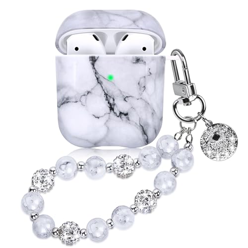 Casililor Hülle Kompatibel mit AirPods 2 Süßes Marmor Hülle für Airpods 2 & 1 mit Schlüsselanhänger Zweiteilige Schutzhülle für Mädchen Frauen Marble Grau Casililor Hülle Kompatibel mit AirPods 2 Süßes Marmor Hülle für Airpods 2 & 1 mit Schlüsselanhänger Zweiteilige Schutzhülle für Mädchen Frauen Marble Grau von Casililor
