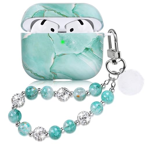 Casililor Hülle Kompatibel mit AirPods 4 Süßes Marmor Hülle für Airpods 4 mit Schlüsselanhänger Zweiteilige Schutzhülle mit Band für Mädchen Frauen Marble Grün Casililor Hülle Kompatibel mit AirPods 4 Süßes Marmor Hülle für Airpods 4 mit Schlüsselanhänger Zweiteilige Schutzhülle mit Band für Mädchen Frauen Marble Grün von Casililor