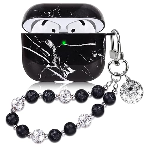 Casililor Hülle Kompatibel mit AirPods 4 Süßes Marmor Hülle für Airpods 4 mit Schlüsselanhänger Zweiteilige Schutzhülle mit Band für Mädchen Frauen Marble Schwarz Casililor Hülle Kompatibel mit AirPods 4 Süßes Marmor Hülle für Airpods 4 mit Schlüsselanhänger Zweiteilige Schutzhülle mit Band für Mädchen Frauen Marble Schwarz von Casililor