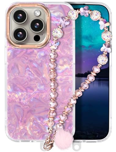 Casililor Kompatibel mit iPhone 16 Pro Max Hülle 6,7" 2024 Schutzhülle Glitzernde Stoßfest Handyhülle 16 Pro Max Case mit Schmetterling Handschlaufe für Frauen und Mädchen Glitter Pink Casililor Kompatibel mit iPhone 16 Pro Max Hülle 6,7" 2024 Schutzhülle Glitzernde Stoßfest Handyhülle 16 Pro Max Case mit Schmetterling Handschlaufe für Frauen und Mädchen Glitter Pink von Casililor