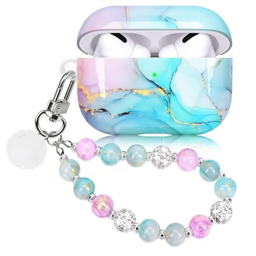 Casililor Marmor Hülle Kompatibel mit AirPods Pro 2019 Front LED Sichtbar Hülle mit Schlüsselanhänger Zweiteilige Schutzhülle für Mädchen Marble Lila Rosa Casililor Marmor Hülle Kompatibel mit AirPods Pro 2019 Front LED Sichtbar Hülle mit Schlüsselanhänger Zweiteilige Schutzhülle für Mädchen Marble Lila Rosa von Casililor