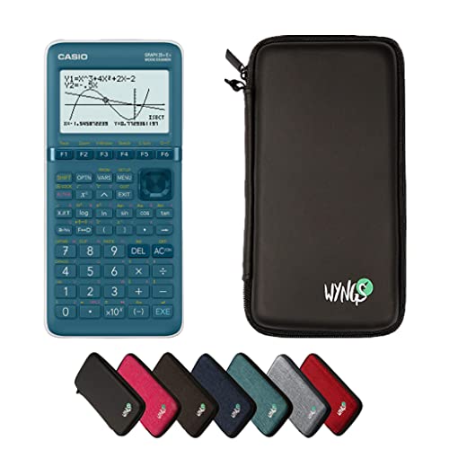 Casio Graph 25+E II inklusive Schutztasche von WYNGS in Schwarz - Basic Set (Französisch) von Casio