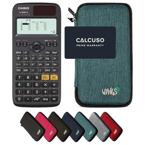 CALCUSO Sparpaket Türkis mit Taschenrechner Casio FX-85GT X ClassWiz von CASIO