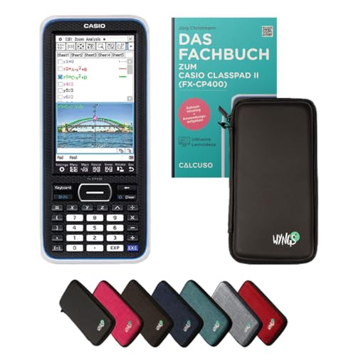 CALCUSO Standardpaket Schwarz mit Grafikrechner Casio Classpad II - Casio FX-CP400 von Casio