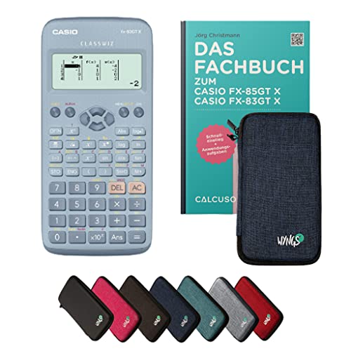 ﻿CALCUSO Standardpaket Blau mit Taschenrechner Casio FX-83GT X blau von CASIO