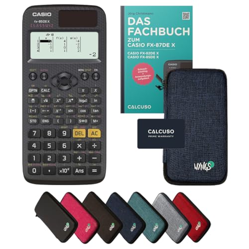 CALCUSO Standardpaket Blau mit Taschenrechner Casio FX-85DE X ClassWiz von Casio