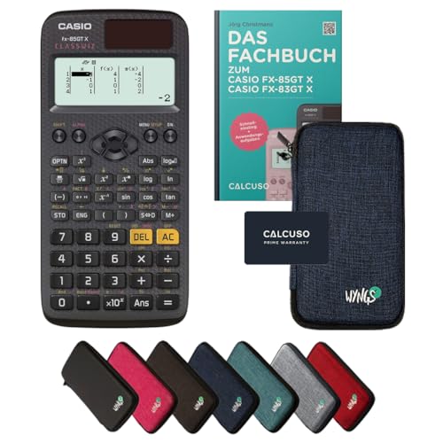 ﻿CALCUSO Standardpaket Blau mit Taschenrechner Casio FX-85GT X ClassWiz von CASIO