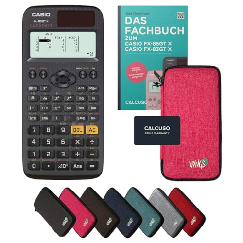 ﻿CALCUSO Standardpaket Pink mit Taschenrechner Casio FX-85GT X ClassWiz von CASIO
