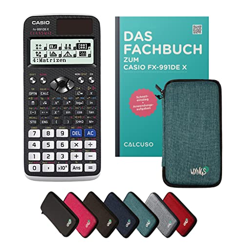 CALCUSO Standardpaket Türkis mit Taschenrechner Casio FX-991DE X ClassWiz von Casio