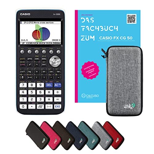CALCUSO Standardpaket Hellgrau mit Taschenrechner Casio FX-CG 50 von Casio