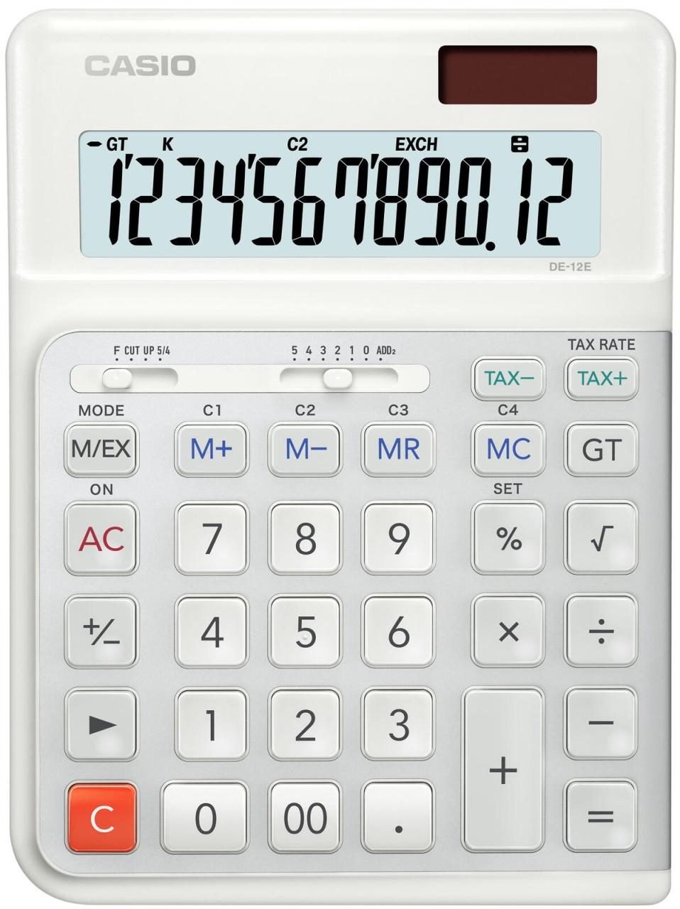 CASIO Tischrechner DE-12E-WE weiß CASIO Tischrechner DE-12E-WE weiß von Casio