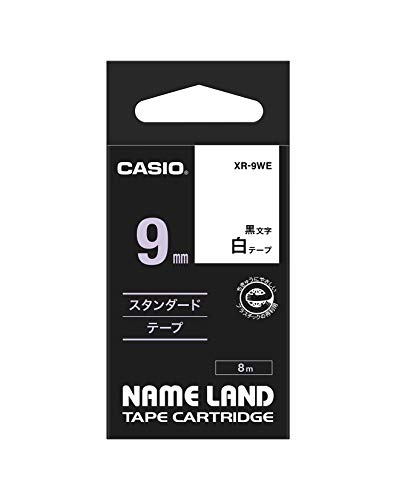 Casio EZ-Label Printer XR-9WE1 Schriftband selbsthaftend 9 mm x 8,0 m schwarz auf weiß Casio EZ-Label Printer XR-9WE1 Schriftband selbsthaftend 9 mm x 8,0 m schwarz auf weiß von Casio