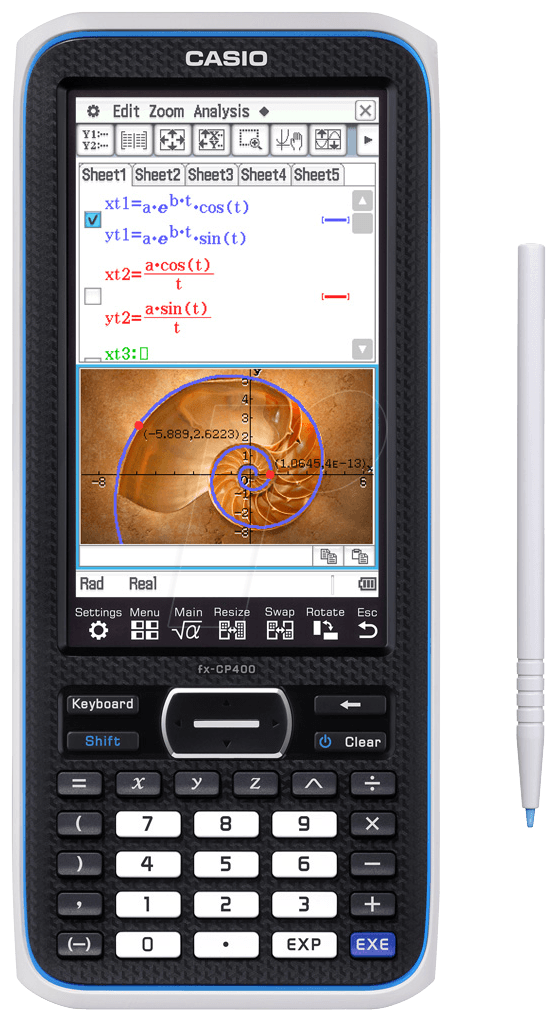 CASIO FX-CP400 - CAS-Grafikrechner von Casio