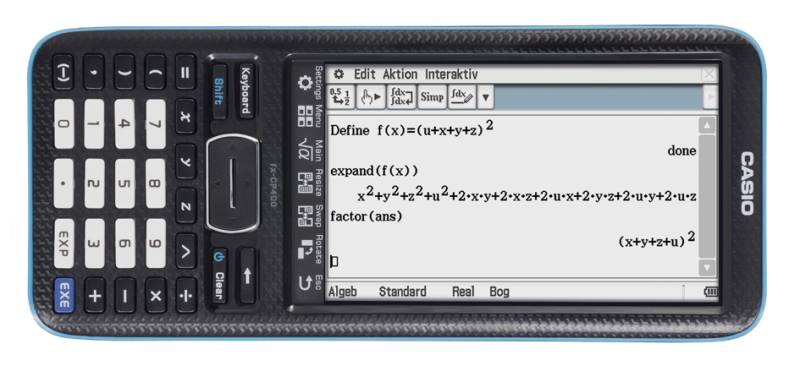 CASIO Grafikrechner FX-CP400 (ClassPad II) , schwarz von Casio