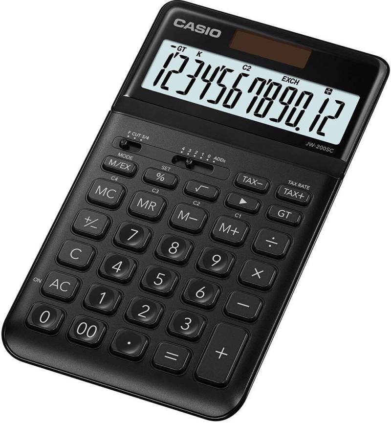 CASIO Tischrechner JW-200SC schwarz von Casio