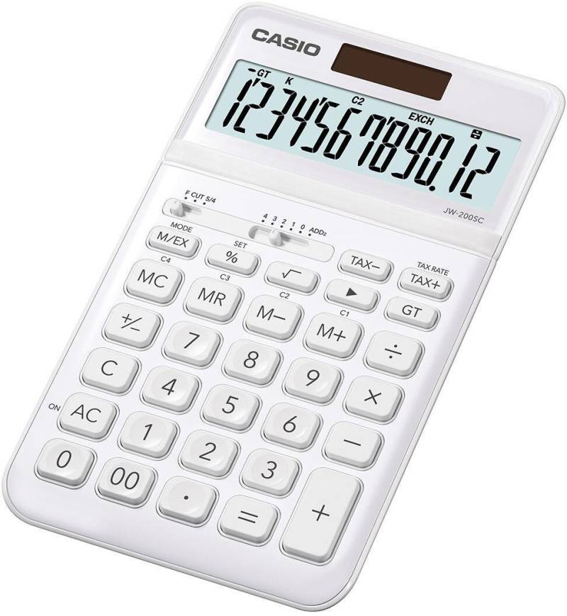 CASIO Tischrechner JW-200SC weiß von Casio
