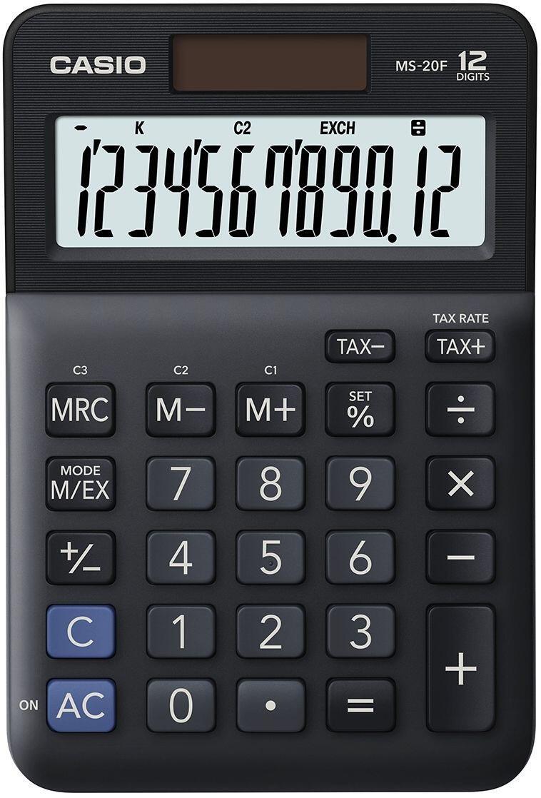 CASIO Tischrechner MS-20F schwarz CASIO Tischrechner MS-20F schwarz von Casio