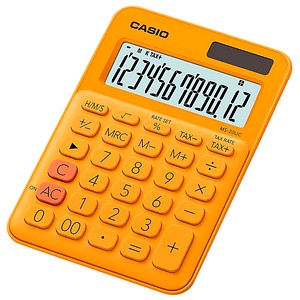 CASIO MS-20UC Tischrechner orange von Casio