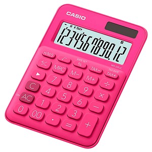 CASIO MS-20UC Tischrechner pink von Casio