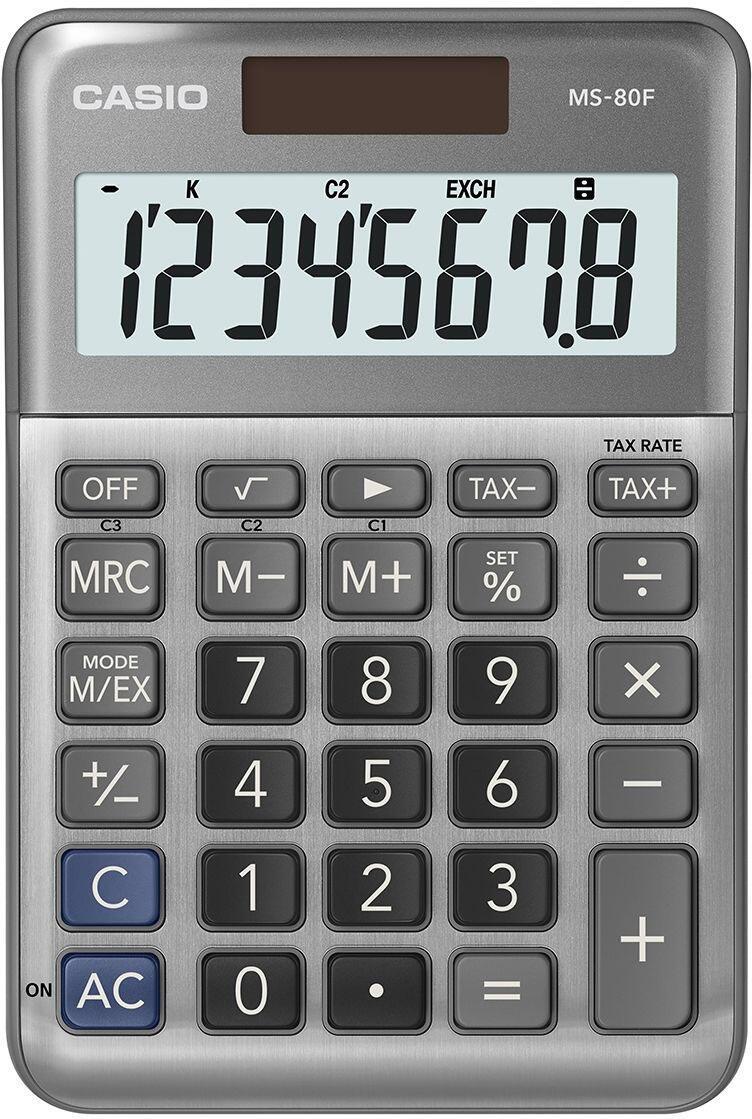 CASIO Tischrechner MS-80F grau CASIO Tischrechner MS-80F grau von Casio