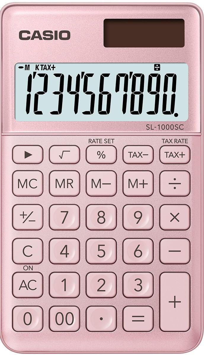 CASIO Taschenrechner SL-1000SC rosa von Casio