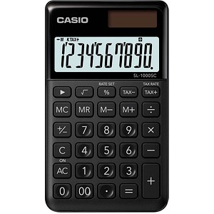 CASIO SL-1000SC Taschenrechner schwarz von Casio