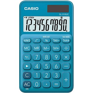 CASIO SL-310UC Taschenrechner blau CASIO SL-310UC Taschenrechner blau von Casio