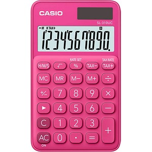 CASIO SL-310UC Taschenrechner pink von Casio