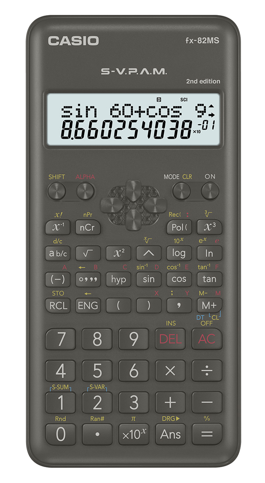 CASIO Schulrechner FX-82 MS 2nd edition, Batteriebetrieb CASIO Schulrechner FX-82 MS 2nd edition, Batteriebetrieb von Casio