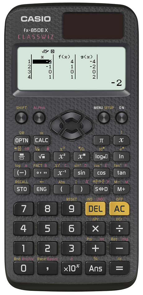CASIO Schulrechner FX-85DE X, Solar-/ Batteriebetrieb CASIO Schulrechner FX-85DE X, Solar-/ Batteriebetrieb von Casio