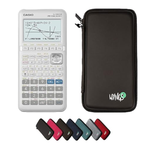 Casio fx-9860GIII inklusive Schutztasche von WYNGS in Schwarz - Basic Set von Casio