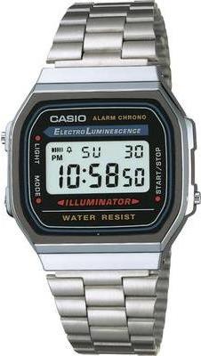 Casio A168WA-1YES Bracelet watch Männlich Elektronisch Silber Uhr (A168WA-1YES) von Casio