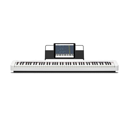 Casio CDP-S110WE Digitalpiano mit 88 gewichteten Pianotasten, weiß von Casio