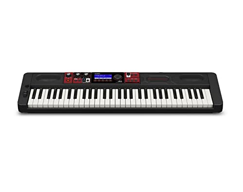 Casio CT-S1000V CASIOTONE Top Keyboard mit Anschlagdynamik, 700 Sounds und 243 Begleitrhythmen, Bluetooth Mid&Audio und Vocal Synthesis, schwarz rot Casio CT-S1000V CASIOTONE Top Keyboard mit Anschlagdynamik, 700 Sounds und 243 Begleitrhythmen, Bluetooth Mid&Audio und Vocal Synthesis, schwarz rot von Casio