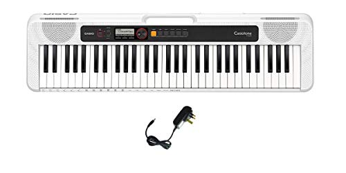 Casio CT-S200WE CASIOTONE Keyboard mit 61 Standardtasten und Begleitautomatik, weiß von Casio