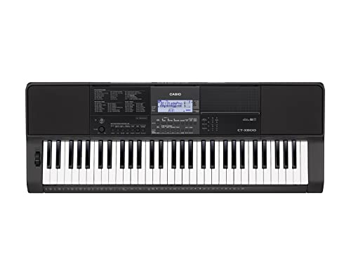 Casio CT-X800 Keyboard mit 61 anschlagdynamischen Standardtasten und Begleitautomatik von Casio