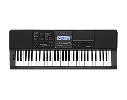 Casio CT-X800 Keyboard mit 61 anschlagdynamischen Standardtasten und Begleitautomatik Anthrazit Casio CT-X800 Keyboard mit 61 anschlagdynamischen Standardtasten und Begleitautomatik Anthrazit von Casio