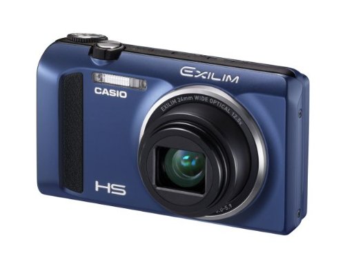 Casio EXILIM EX-ZR400 Digitalkamera (16,1 Megapixel, 7,6 cm (3 Zoll) Display, 25-Fach Multi SR Zoom, Triple Shot, HDR) blau von Casio