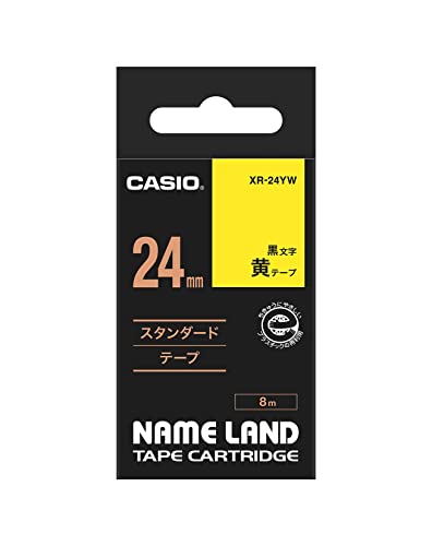 Casio EZ-Label Printer XR-24YW1 Schriftband selbsthaftend 24 mm x 8,0 m schwarz auf gelb Casio EZ-Label Printer XR-24YW1 Schriftband selbsthaftend 24 mm x 8,0 m schwarz auf gelb von Casio