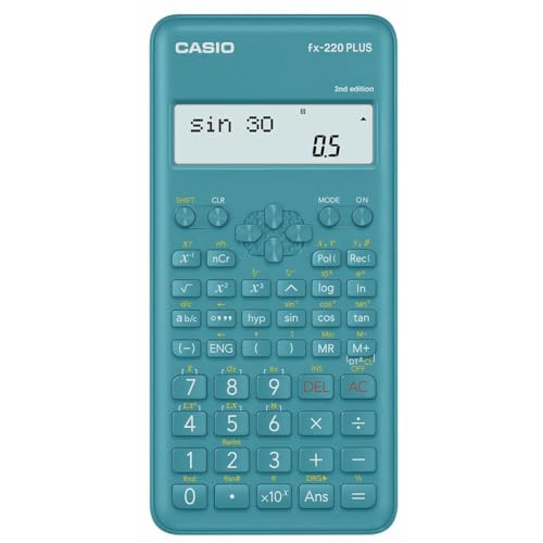 Casio FX-220PLUS-2 Wissenschaftlicher Taschenrechner blau von Casio