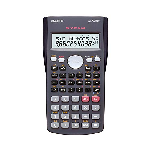 Casio FX-350MS wissenschaftlicher Taschenrechner, nicht programmierbar, 240 Funktionen von Casio