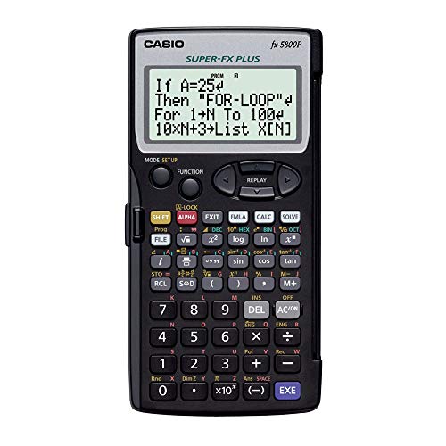 Casio FX-5800P programmierbarer technisch-wissenschaftlicher Rechner, 4-zeilige Anzeige von Casio