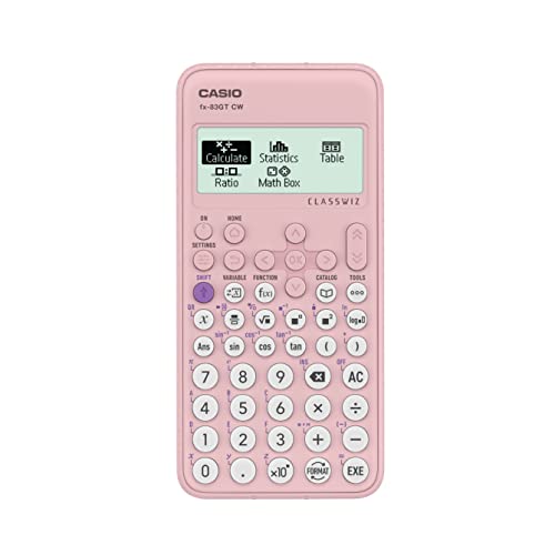 Casio FX-83GTCW Wissenschaftlicher Taschenrechner, Pink von Casio