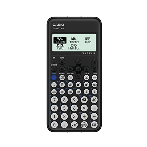 Casio FX-83GTCW Wissenschaftlicher Taschenrechner, Schwarz Casio FX-83GTCW Wissenschaftlicher Taschenrechner, Schwarz von Casio