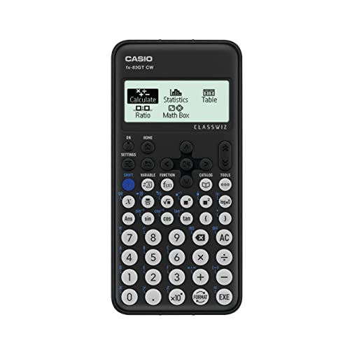 Casio FX-83GTCW Wissenschaftlicher Taschenrechner, Schwarz von Casio