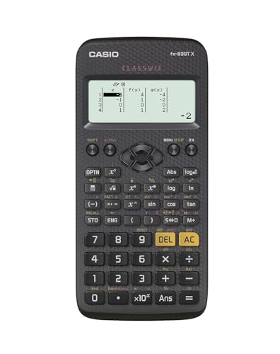 Casio FX-83GTX wissenschaftlicher Taschenrechner, Schwarz von Casio