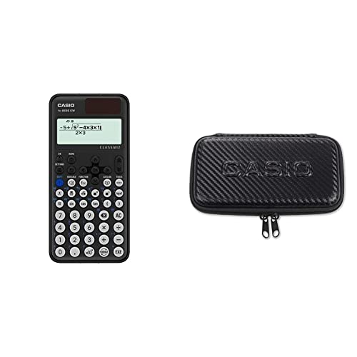 Casio FX-85DE CW ClassWiz technisch wissenschaftlicher Rechner + FX-CASE-CB-BK2 von Casio