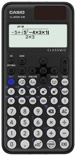 Casio FX-85DE CW Technisch wissenschaftlicher Rechner Schwarz Display (Stellen): 10 batteriebetriebe von Casio