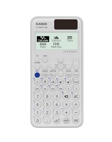 Casio FX-85GTCW Wissenschaftlicher Taschenrechner, Weiß von Casio